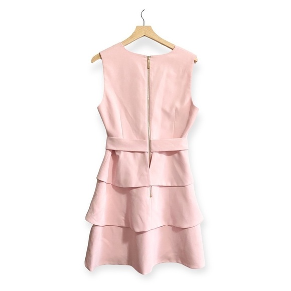 Ted Baker Reinah Sleeveless Tiered Pink Mini Dress Size 4(L) - Picture 3 of 16